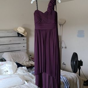 Purple bridesmaid dress